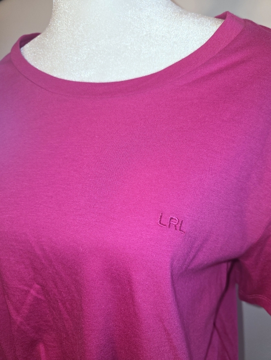 Lauren Ralph Lauren NWT Hot Pink Top Women's Size Medium - Picture 2 of 11